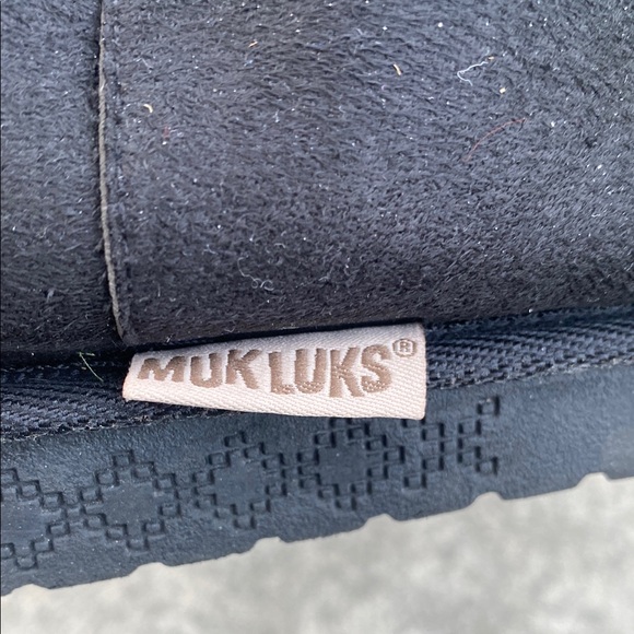 Muk Luks Cozy Black Knit Women's Boots - Picture 9 of 10